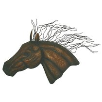Horse Wall Sculpture | Wayfair
